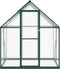 vidaXL - Tuinkas - met - basisframe - 169x114x195 - cm - aluminium - groen