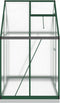 vidaXL - Tuinkas - met - basisframe - 169x114x202 - cm - aluminium - groen