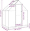 vidaXL - Tuinkas - met - basisframe - 169x114x202 - cm - aluminium - groen