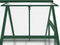 vidaXL - Tuinkas - met - basisframe - 169x114x202 - cm - aluminium - groen