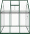 vidaXL - Tuinkas - met - basisframe - 169x169x195 - cm - aluminium - groen