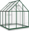 vidaXL - Tuinkas - met - basisframe - 169x169x202 - cm - aluminium - groen