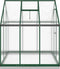 vidaXL - Tuinkas - met - basisframe - 169x169x202 - cm - aluminium - groen