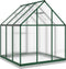 vidaXL - Tuinkas - met - basisframe - 169x169x202 - cm - aluminium - groen