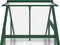 vidaXL - Tuinkas - met - basisframe - 169x58x202 - cm - aluminium - groen