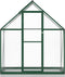 vidaXL - Tuinkas - met - basisframe - 169x58x202 - cm - aluminium - groen