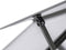 vidaXL - Tuinkas - met - basisframe - 224x169x195 - cm - aluminium - antracietkleur