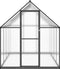 vidaXL - Tuinkas - met - basisframe - 224x169x195 - cm - aluminium - antracietkleur