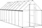 vidaXL - Tuinkas - met - basisframe - 445x169x195 - cm - aluminium - zilverkleurig