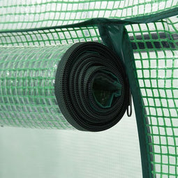 vidaXL - Tuinkas - met - ritsdeur - 200x80x170 - cm