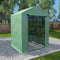 vidaXL - Tuinkas - met - schappen - 143x143x195 - cm - staal