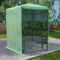 vidaXL - Tuinkas - met - schappen - 227x223 - cm - staal