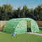 vidaXL - Tuinkas - met - stalen - frame - 20 - m² - 5x4x2,3 - m - groen