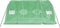 vidaXL - Tuinkas - met - stalen - frame - 20 - m² - 5x4x2,3 - m - groen
