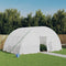 vidaXL - Tuinkas - met - stalen - frame - 24 - m² - 6x4x2,85 - m - wit