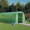 vidaXL - Tuinkas - met - stalen - frame - 36 - m² - 18x2x2 - m - groen