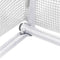 vidaXL - Tuinkas - met - stalen - frame - 44 - m² - 22x2x2 - m - wit
