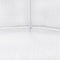 vidaXL - Tuinkas - met - stalen - frame - 44 - m² - 22x2x2 - m - wit