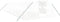 vidaXL - Tuinkas - met - stalen - frame - 48 - m² - 12x4x2 - m - wit