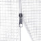 vidaXL - Tuinkas - met - stalen - frame - 48 - m² - 12x4x2 - m - wit