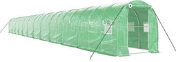 vidaXL - Tuinkas - met - stalen - frame - 48 - m² - 24x2x2 - m - groen