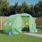 vidaXL - Tuinkas - met - stalen - frame - 6 - m² - 3x2x2 - m