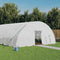 vidaXL - Tuinkas - met - stalen - frame - 72 - m² - 12x6x2,85 - m - wit