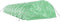 vidaXL - Tuinkas - met - stalen - frame - 80 - m² - 16x5x2,3 - m - groen