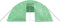 vidaXL - Tuinkas - met - stalen - frame - 80 - m² - 16x5x2,3 - m - groen