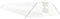 vidaXL - Tuinkas - met - stalen - frame - 88 - m² - 22x4x2 - m - wit
