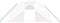vidaXL - Tuinkas - met - stalen - frame - 88 - m² - 22x4x2 - m - wit