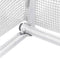 vidaXL - Tuinkas - met - stalen - frame - 88 - m² - 22x4x2 - m - wit