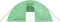 vidaXL - Tuinkas - met - stalen - frame - 90 - m² - 18x5x2,3 - m - groen