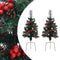 vidaXL - Tuinkerstbomen - 2 - st - 76 - cm - PVC