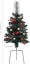 vidaXL - Tuinkerstbomen - 2 - st - met - verlichting - 76 - cm - PVC