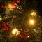 vidaXL - Tuinkerstbomen - 2 - st - met - verlichting - 76 - cm - PVC