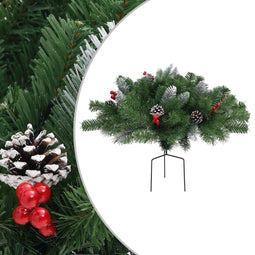 vidaXL - Tuinkerstboom - 40 - cm - PVC - groen