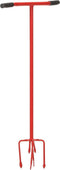 vidaXL - Tuinklauw - staal - rood