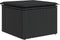 vidaXL - Tuinkruk - met - kussen - 55x55x37 - cm - poly - rattan - zwart