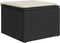 vidaXL - Tuinkruk - met - kussen - 55x55x37 - cm - poly - rattan - zwart