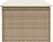 vidaXL - Tuinkruk - met - kussen - 55x55x37 - cm - poly - rattan - beige