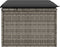 vidaXL - Tuinkruk - met - kussen - 55x55x37 - cm - poly - rattan - grijs