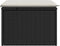 vidaXL - Tuinkruk - met - kussen - 55x55x37 - cm - poly - rattan - zwart