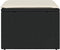 vidaXL - Tuinkruk - met - kussen - 55x55x37 - cm - poly - rattan - zwart