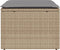 vidaXL - Tuinkruk - met - kussen - 55x55x37 - cm - poly - rattan - beige