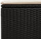 vidaXL - Tuinkruk - met - kussen - 55x55x37 - cm - poly - rattan - zwart