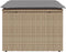 vidaXL - Tuinkruk - met - kussen - 55x55x37 - cm - poly - rattan - beige