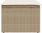 vidaXL - Tuinkruk - met - kussen - 55x55x37 - cm - poly - rattan - beige