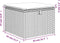 vidaXL - Tuinkruk - met - kussen - 55x55x37 - cm - poly - rattan - grijs