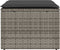 vidaXL - Tuinkruk - met - kussen - 55x55x37 - cm - poly - rattan - grijs